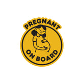 Adhesive Mom on Board Sticker for Cars